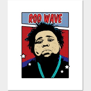 Rod Wave Pop Art Comic Style Posters and Art